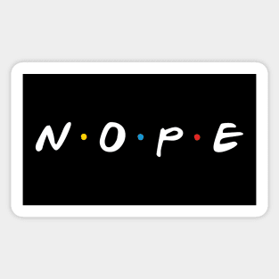 Nope Sticker